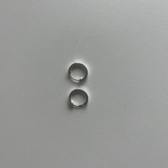 Delicate Collection Demi-Fine 14k Plated Small Hoop - Picture 4 of 4